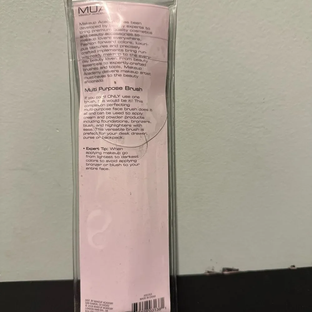 MUA Makeup Academy Multi-Purpose Brush - Versatile Brush for Face & Eye Makeup